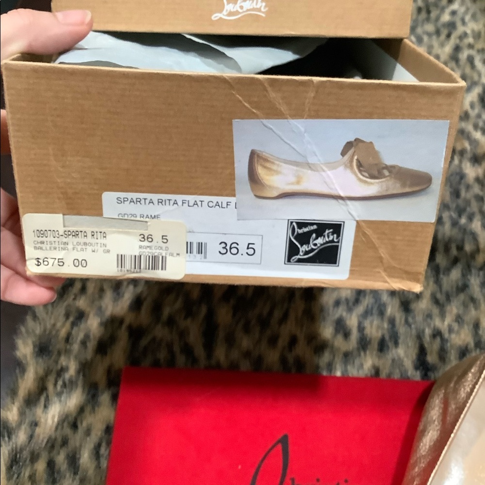 LOUBOUTIN SPARTA RITA BALLET FLATS - Picture 7 of 13